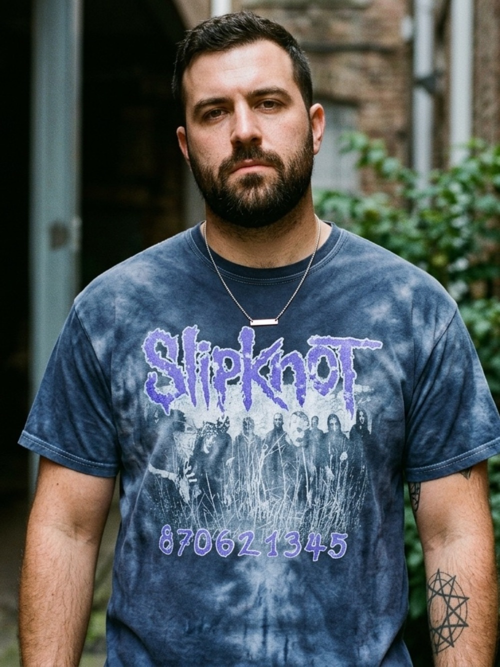 Slipknot | Men’s Tie-Dye “Done Ever Judge Me” Graphic T-Shirt
